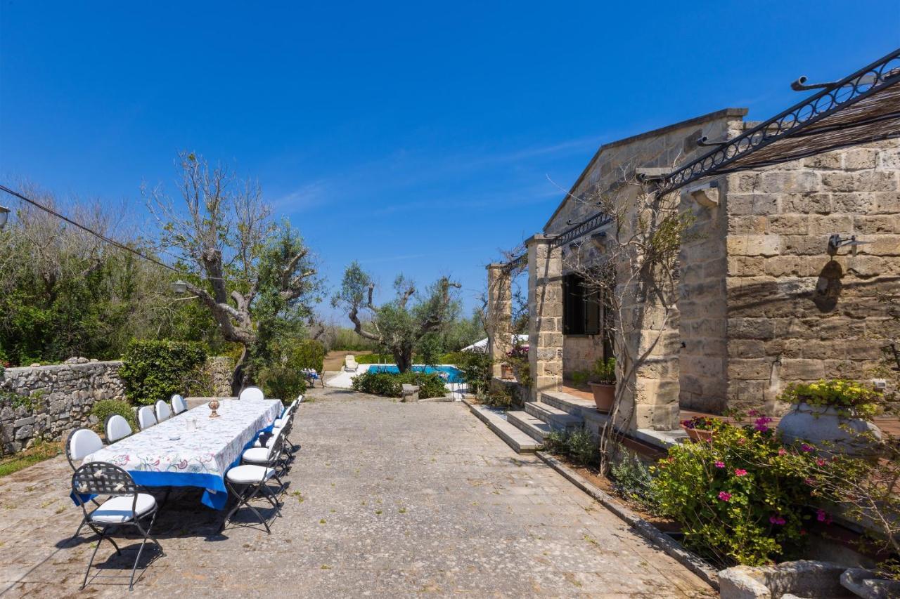 Casa Ulmi Con Piscina Bed & Breakfast Uggiano La Chiesa Eksteriør bilde