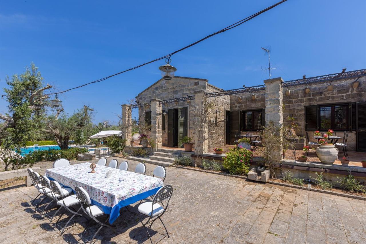 Casa Ulmi Con Piscina Bed & Breakfast Uggiano La Chiesa Eksteriør bilde